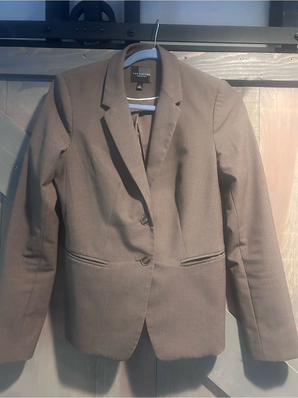The Limited Brown Women's Two-Button Tailored Blazer